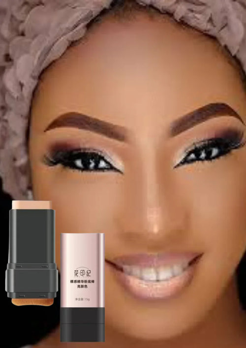 2-en-1 Stick Correcteur & Fond de Teint - Couverture Complète pour les Cicatrices d'Acné - Finition Radieuse et Lumineuse - Aspect Naturel