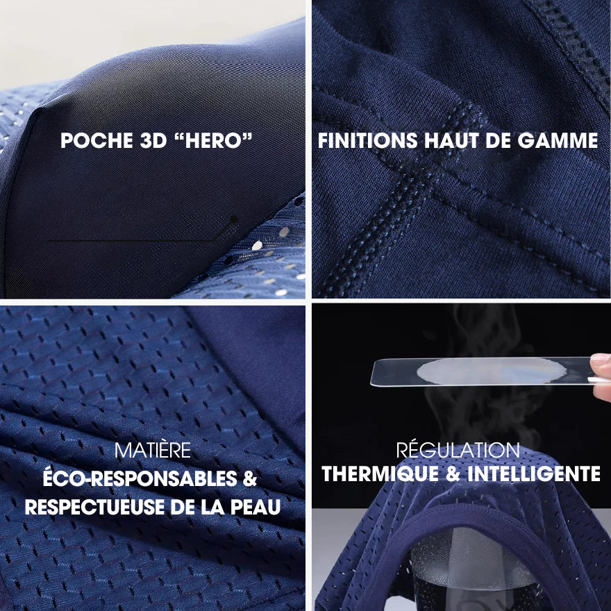 BoxHero™ - Boxer en Fibre de Bambou Ultra-Confort (3 pièces + 1 gratuit)