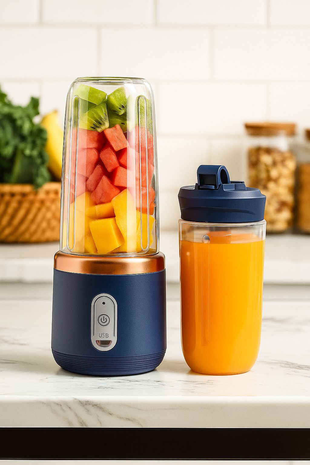 Blender rechargeable transportable